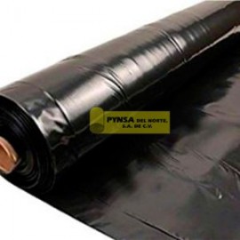 Metros de polietileno negro de 150 Cal.600 doble ancho (50 MTS L)