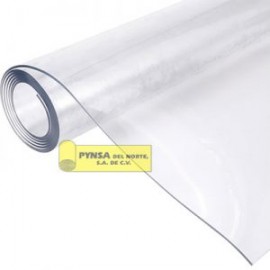 SABANA DE PVC  TRANSPARENTE 1.20 MTS DE ANCHO X 2MM x18.23mts.