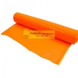 Rollo de polietileno en color naranja de baja densidad 150 Cal.400