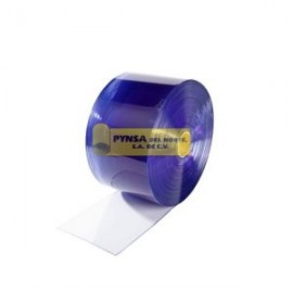 ROLLO DE PVC CORTINA HAWAIANA DE  30x3MMX61MTS TRANSPARENTE